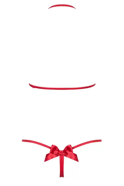Szexi női piros bodysuit